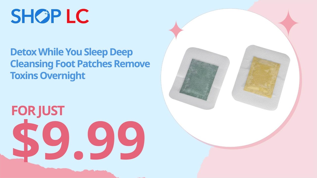 Livmore 20 Detox Foot Patches - 10 Green Tea + 10 Ginger Pads