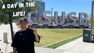 THE LIFE OF A COLLEGE STUDENT // CSUSB CAMPUS TOUR!!