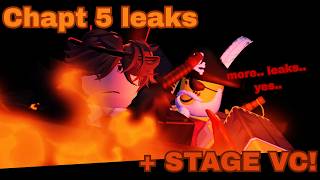 STAGE VC CHAPTER 5 LEAKS | Roblox Block Tales