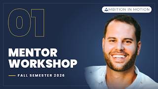 Fall 2026 Mentor Workshop 1
