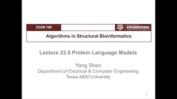 From Bioinformatics to AI: 23.3 Protein Language Models - Motivation and Early Effort (ESM1)