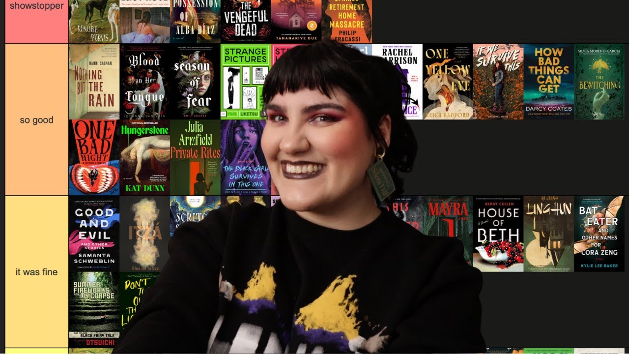 Рейтинг 52 книг ужасов, которые я прочитаю в 2025 году!