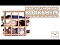 Estantería de cartón resiste 250 kg. Cardboard Shelf by cartonlab.