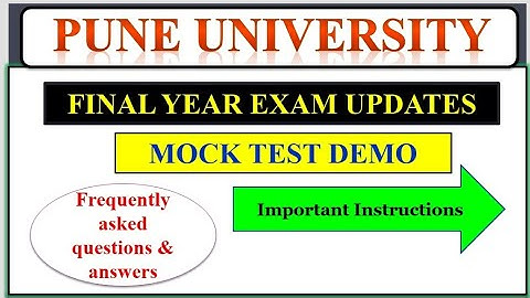 SPPU Mock Test Demo | Frequently Asked Questions and Answers | Final Year Exam | Mobile app link