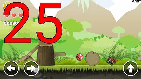 Red Ball Adventure Level 25 Android Walkthrough New Ball Bounce Games