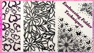 Creative Embossing Folder Techniques & Cardmaking