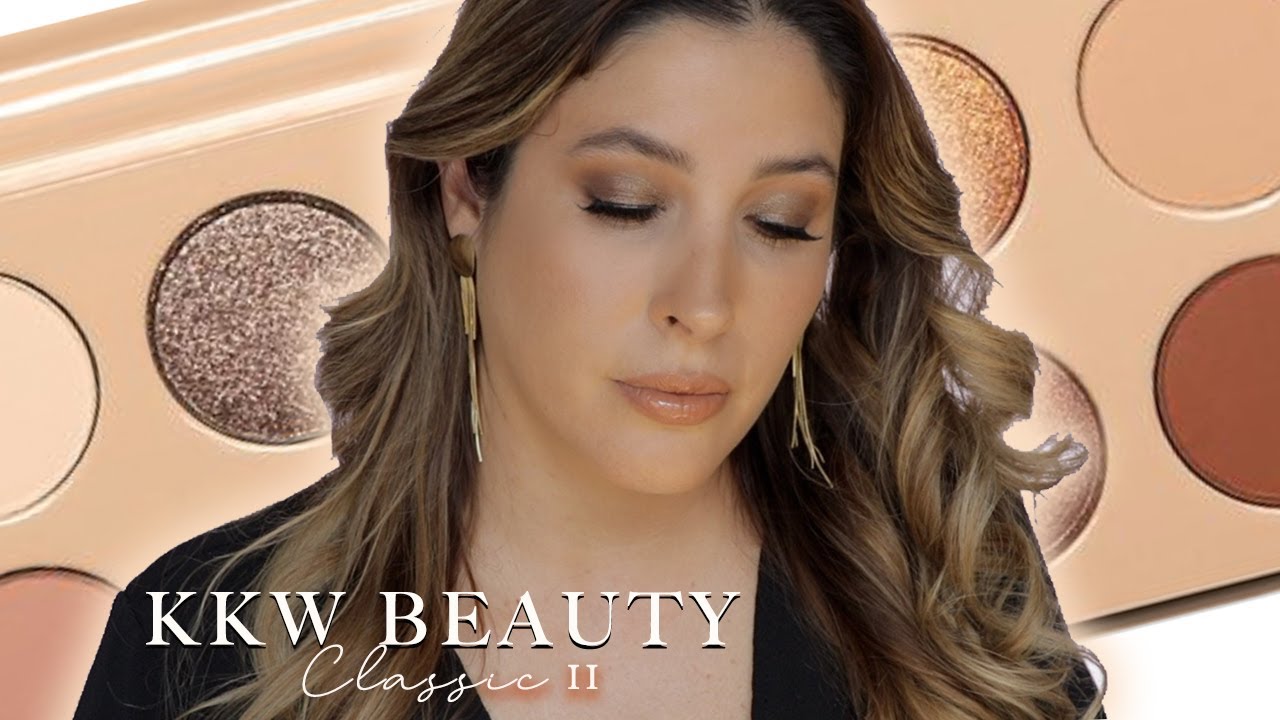KKW BEAUTY THE CLASSIC II Eyeshadow Palette SMOKEY Eye Look Review