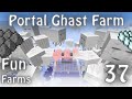 Portal-based Gunpowder and Ghast Tears Farm for Minecraft 1.16.4+ [Fun Farms 37]