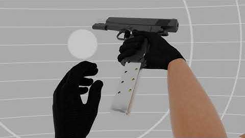 REMINGTON 1911 R1 Reload Test [BLENDER SHORT ANIMATION]