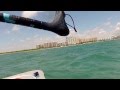 Kiteboarding in Miami, Crandon Park, April 2013