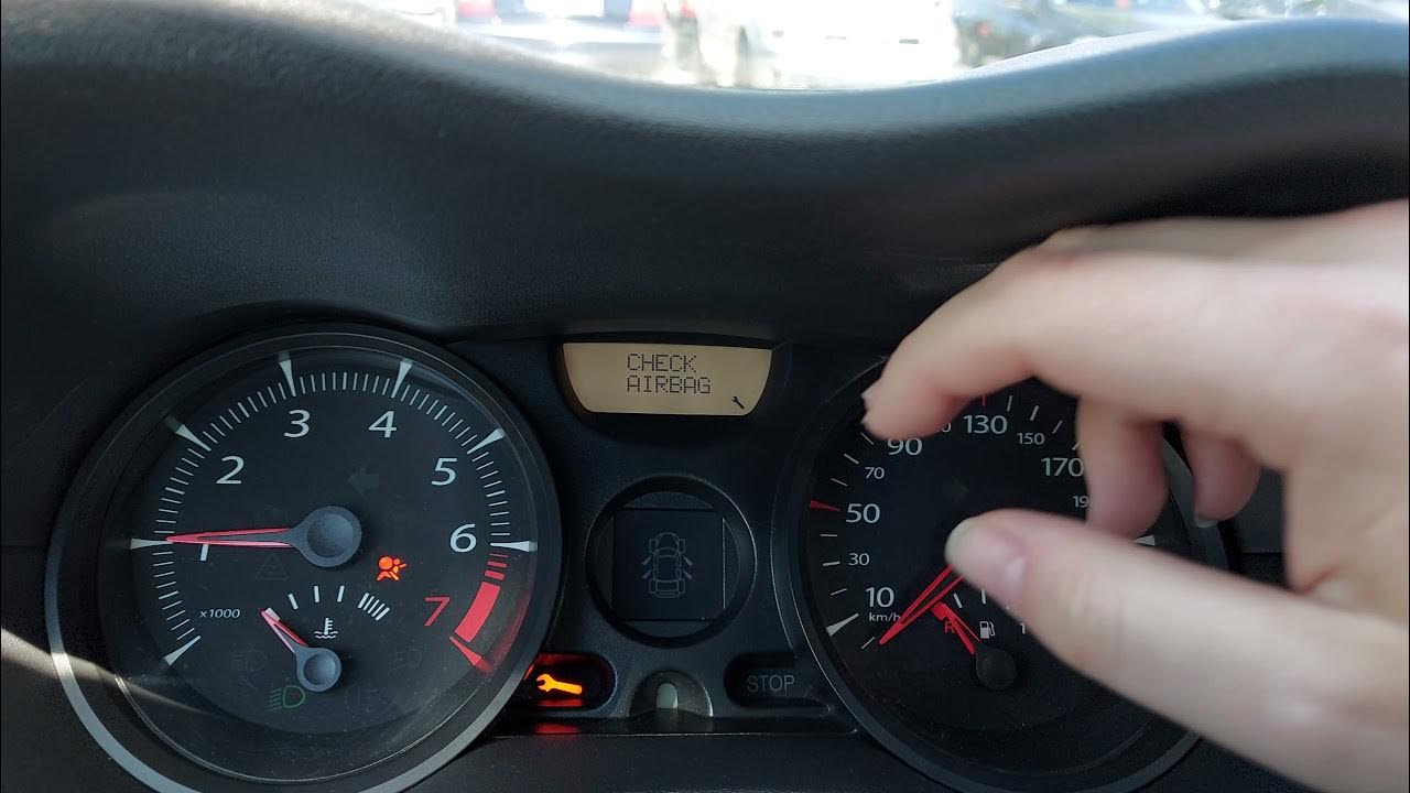 How To Fix Renault Megane CC Dashboard Display, Gauge Cluster, Board Computer, Airbag Warning