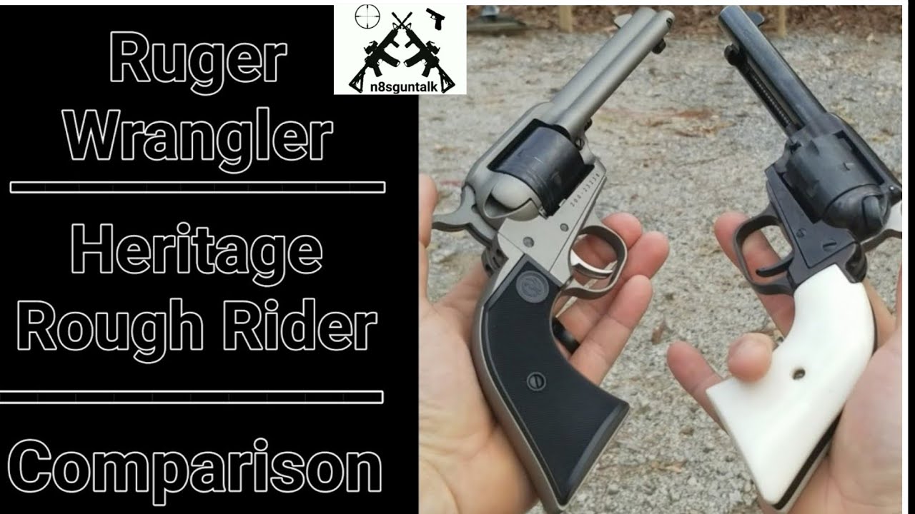 Ruger Wrangler & Heritage Rough Rider. Comparison/My experiences with both.  - YouTube