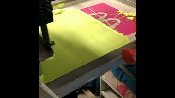 Brown Mfg. Electraprint Stealth Automatic Screen Printing Press Video Clip