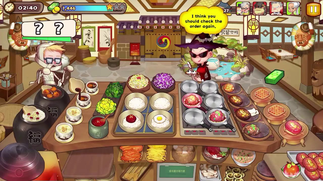 Cooking Adventure - Korean Restaurant Level 45 - Full Upgrade - YouTube