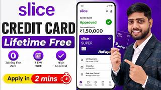 Slice Credit Card Apply || Slice rupay Credit Card Apply || Slice lifetime free Credit Card Apply