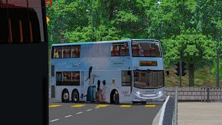 [第一次玩Flyer] OMSI 2 CTB S52 東涌逸東邨-飛機維修區 Tung Chung Yat Tung Est-Airplane Maintenance Area