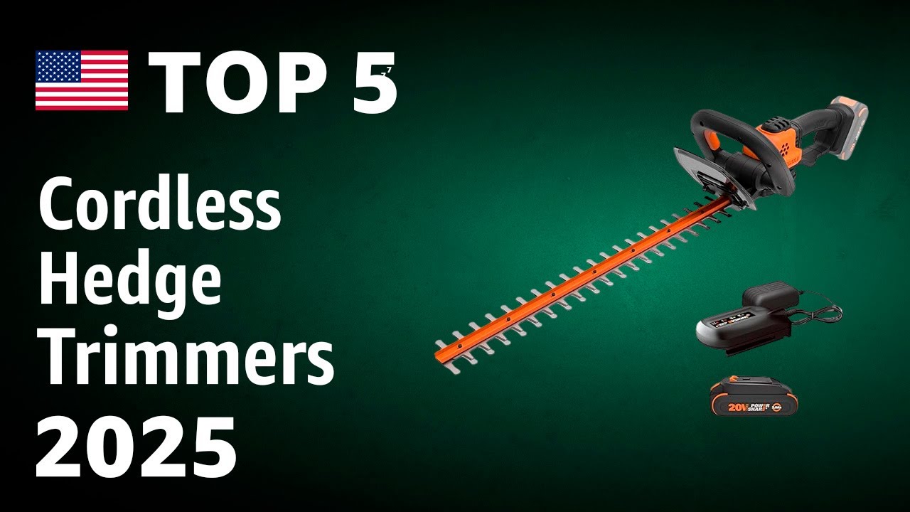 TOP—5. Best Cordless Hedge Trimmers 2025 - YouTube