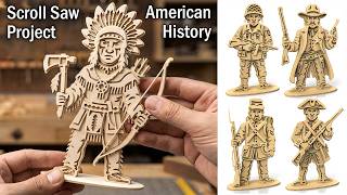 Native American Warrior - Scroll Saw Project