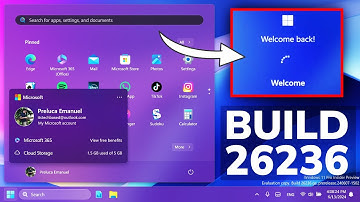 New Windows 11 Build 26236 – New Login Animation, New Start Menu, Recall AI and Fixes (Canary)