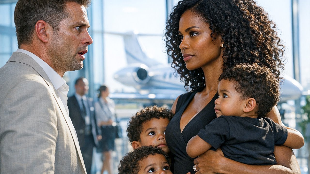 Wealthy CEO Thought It Was A Normal Flight But Panics When He Sees His Ex-Wife With Triplets Walking