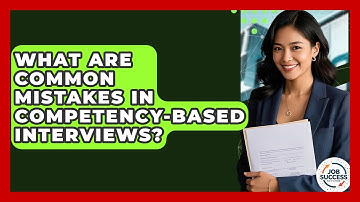 What Are Common Mistakes In Competency-Based Interviews? - Job Success Network