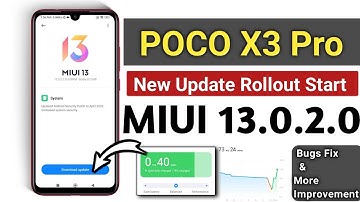 Poco X3 Pro New Update MIUI 13.0.2.0 Rollout Start | Poco X3 Pro New Update Full Changelog