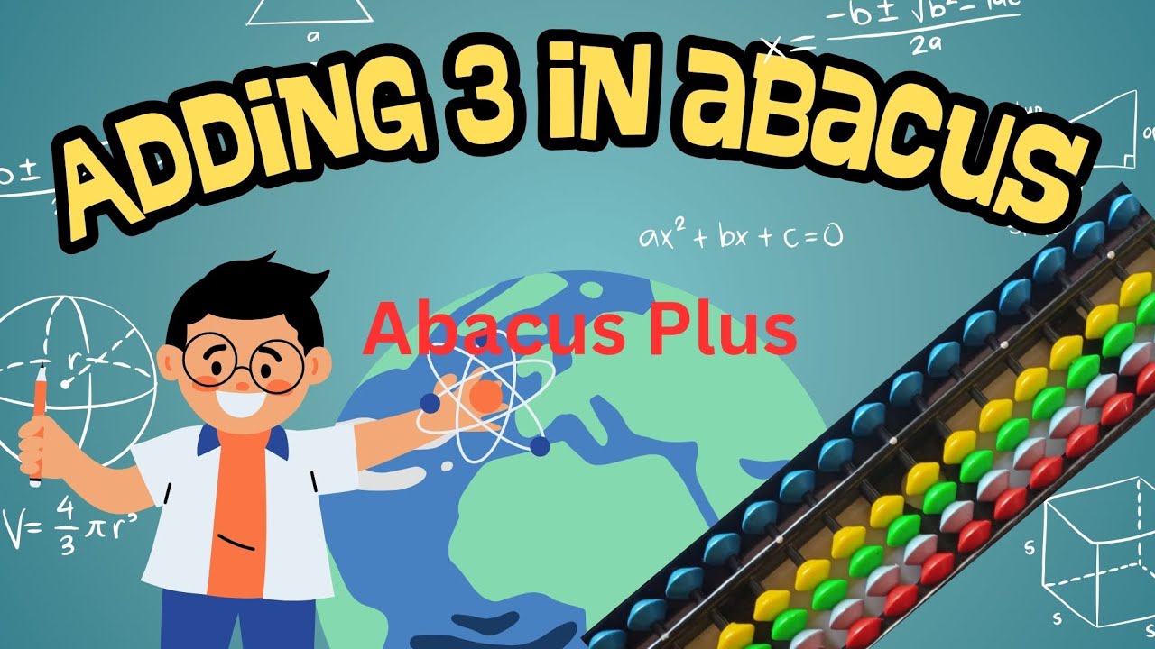 Сложение 3 на абакусе | Маленькие и большие друзья | Абакус Плюс | Zippy Learning 