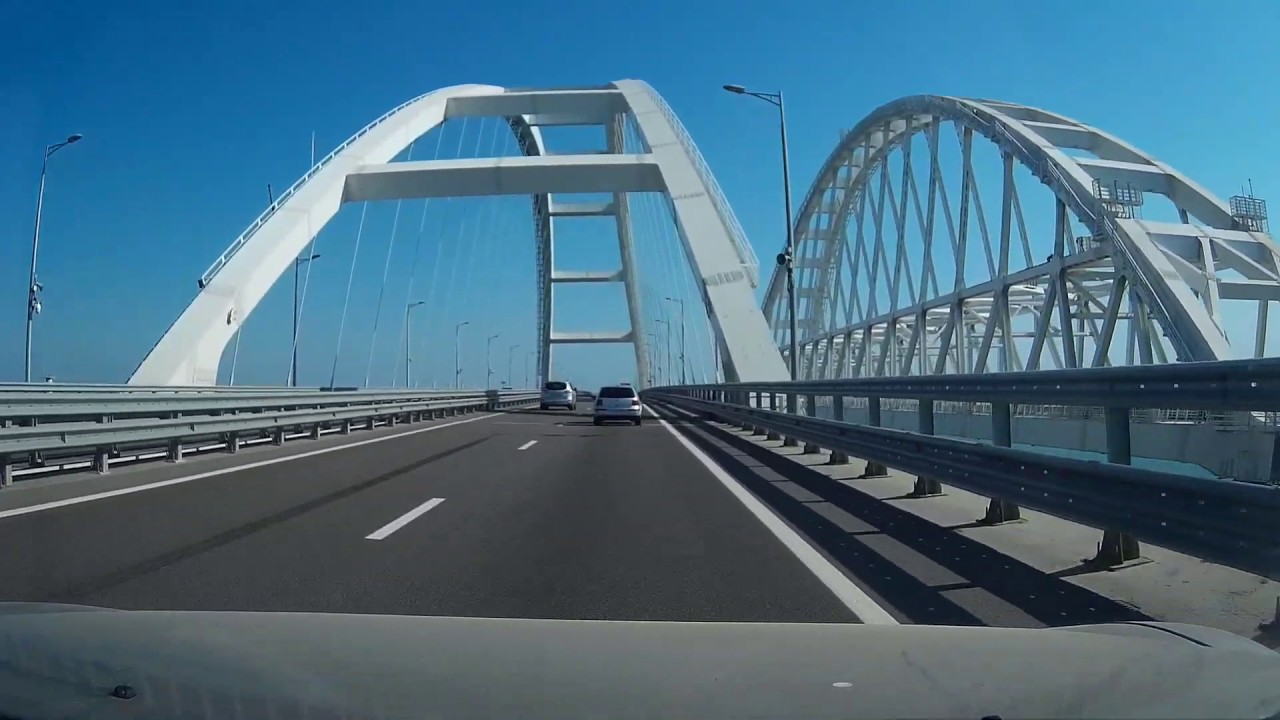 Заезд на крымский мост Заезд на крымский мост