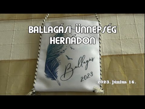 Ballagási ünnepség Hernádon 2023