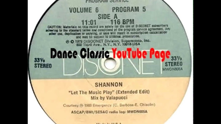 Let the Music Play Extended version - Extended performance video thumbnail