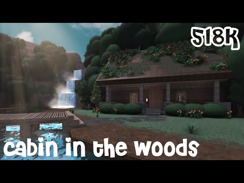 Cabin In The Woods Speed Build Roblox Bloxburg Tour Youtube - roblox escape room cabin in the woods walkthrough youtube