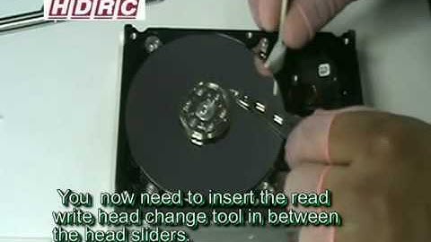Read Write Head Replacement Tool