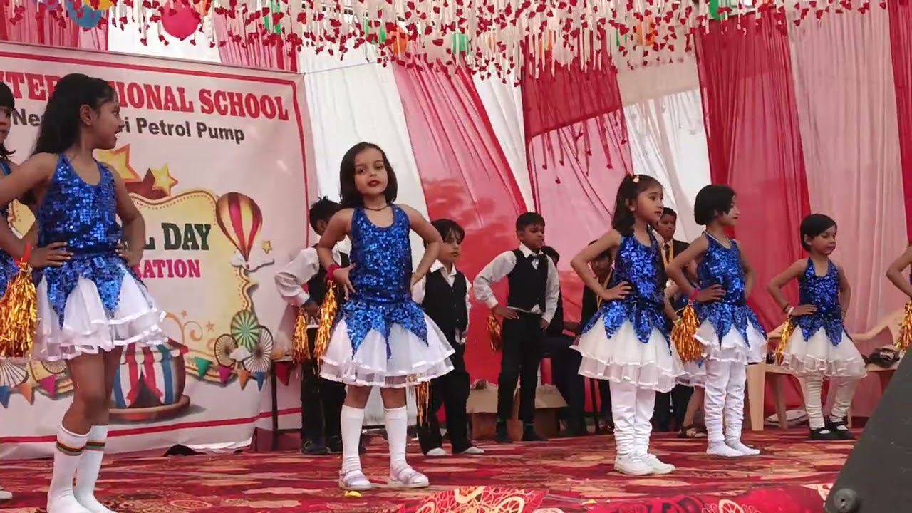 The first dance participates in school.