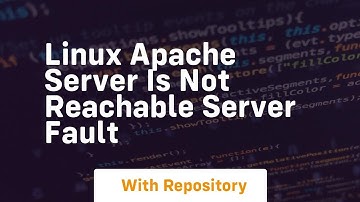 linux apache server is not reachable server fault
