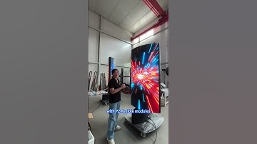 mini 6layer faces rotate led tower #leddisplay