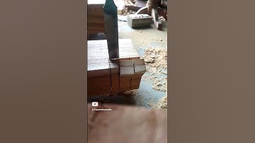 Teak wood Hand tool #woodwork #woodworking #asmrsounds #oddlysatisfying #satisfying #chisel #sharp