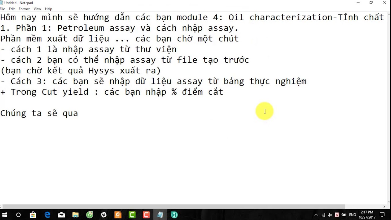 Module 4  Oil characterization   Part II   Cut Yield and ASTM D86