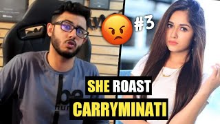 Carryminati roasted by tiktok girl. in this video i am going to react
on roast @carryminati also talk about @saiman says "how like ...