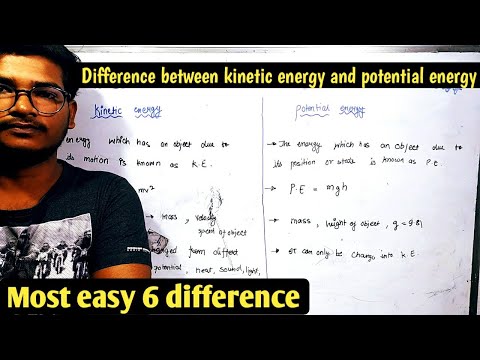 Difference between Kinetic energy and potential energy|| Kinetic energy and Potential energy