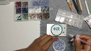 Rhinestone Bedazzled Business Card Holder
