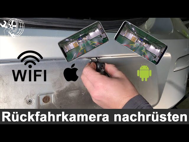 mobile Wifi Funk Rückfahrkamera mit Akku für Traktor Anhänger