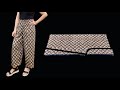 ✂️ Sewing pants is easy and practical |  Easy sewing project for beginners