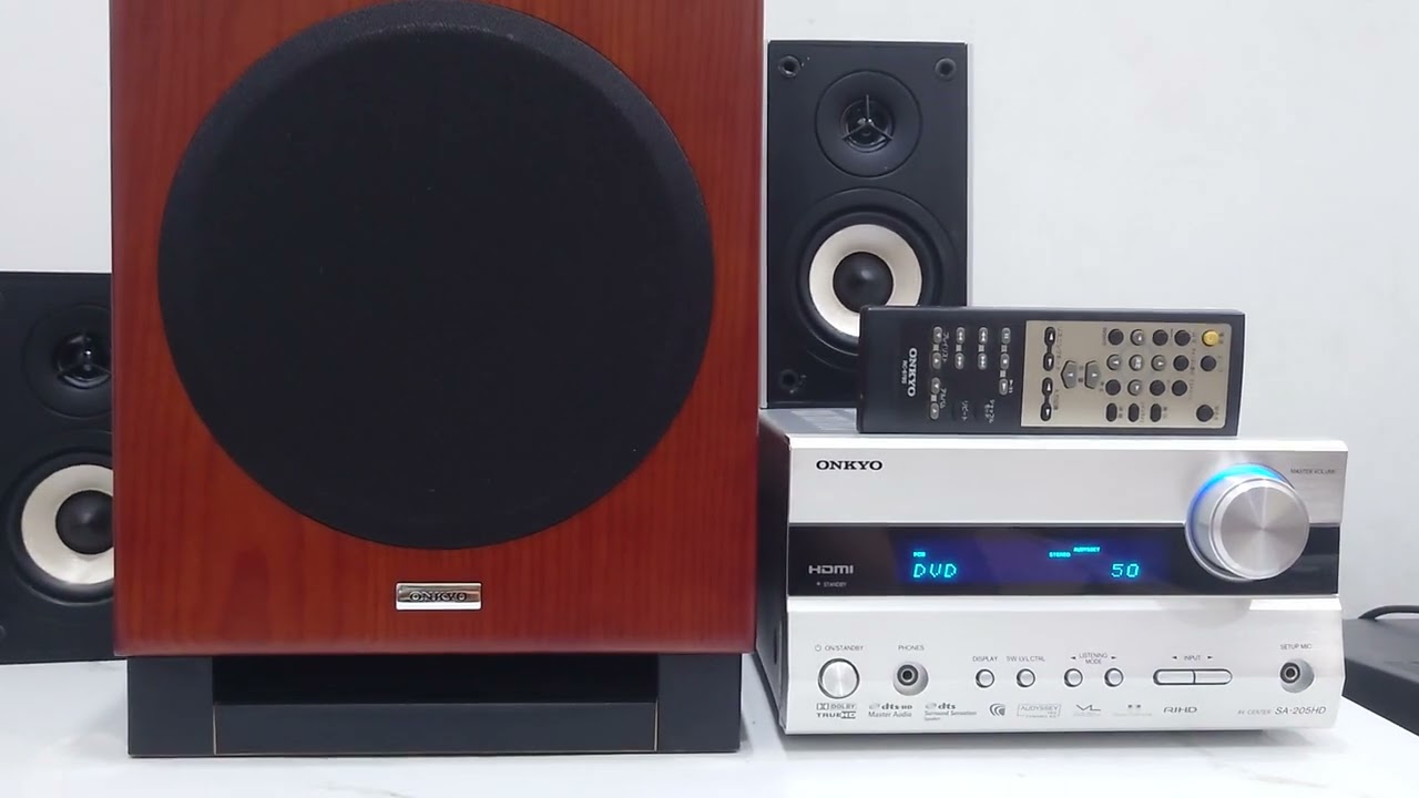 N-1-re] ONKYO SA-205HD SWA-V20HD ST-V20HD D-108M D-108C サラウンド