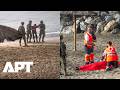 Ceuta Border Crisis: Spanish Troops Aid Exhausted Migrants | APT