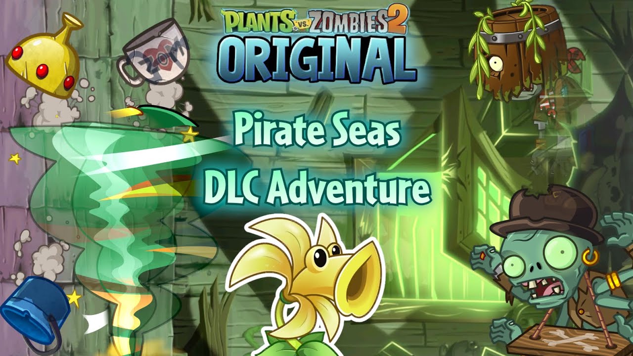 'DLC Adventure' - Night Pirate Seas - rescue Fanilla quest | PvZ 2 Original