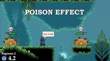 Simple Damage over time effect (dot)  - Learn Godot 4 - no talking