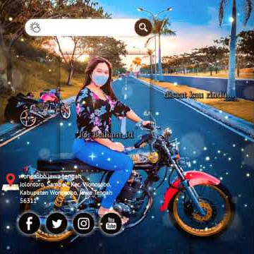 story' wa 30 detik tiada guna lagi - Repvblik (cover) mode cewe bike CB