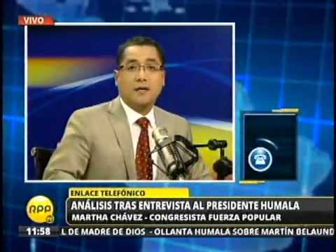 Entrevista a la congresista de Fuerza Popular, Martha Chávez parlamentarios gobierno de navarra