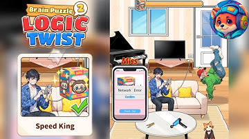 Brain Puzzle 2: Logic Twist Level 6 SPEED KING help the man grab blind boxes faster | Walkthrough 