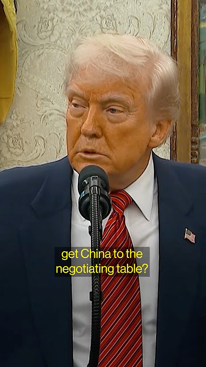 Trump Says He Won't Lower China Tariffs to Jump-Start Talks
